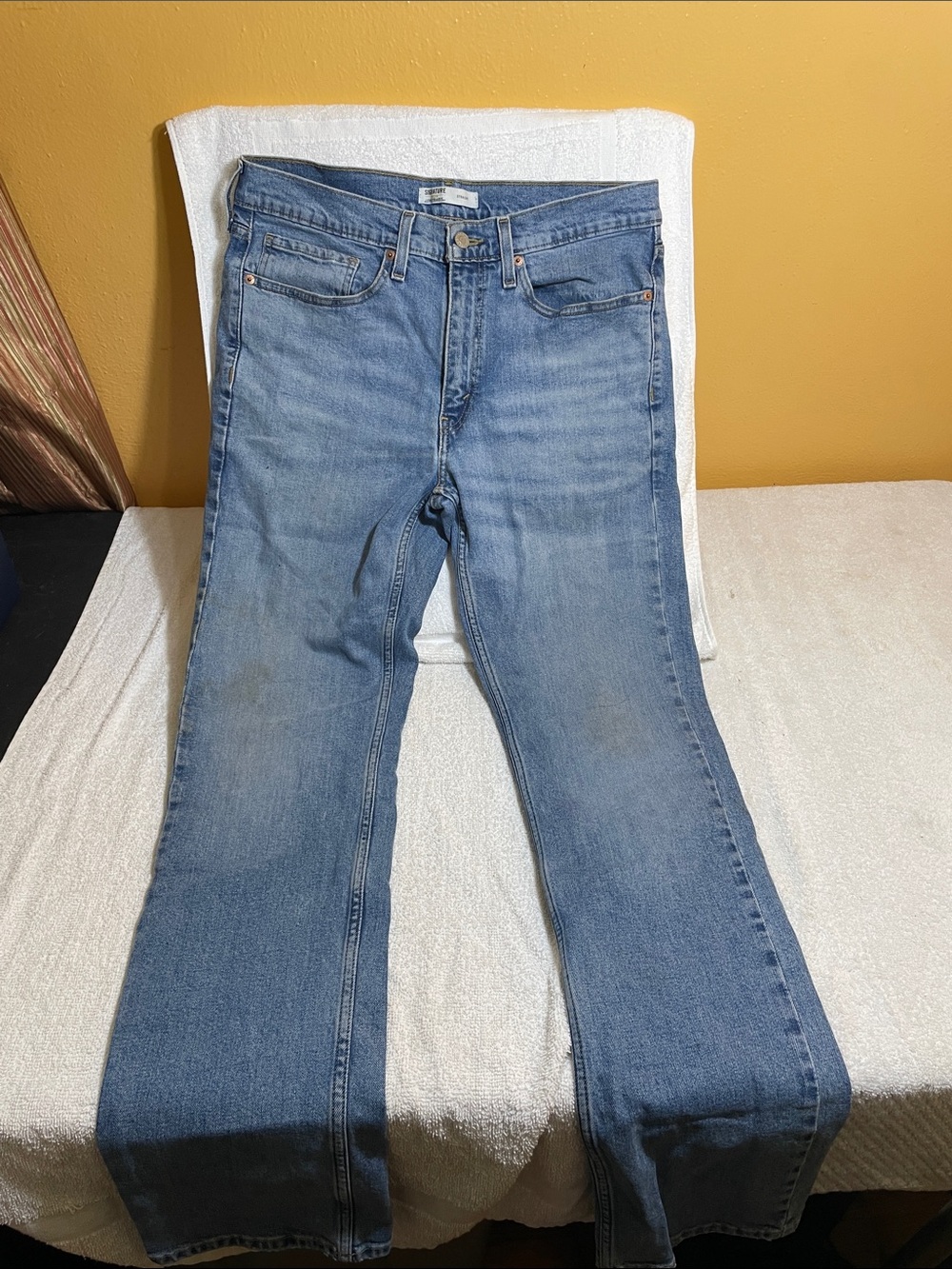 Signature by Levi Strauss Light Blue Flare Jeans